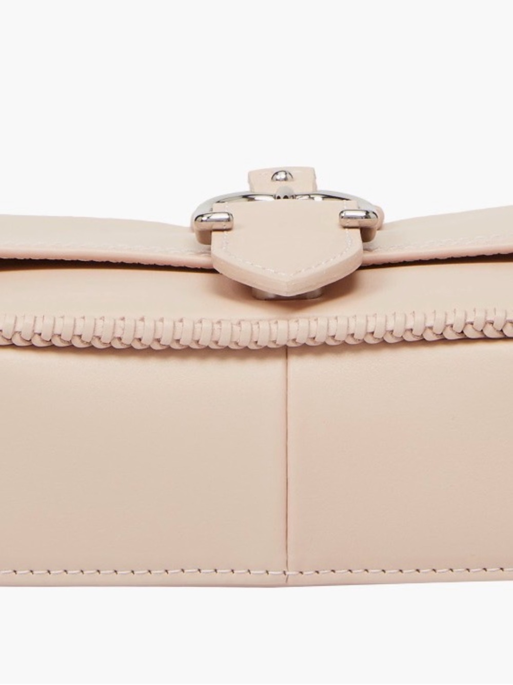 Longchamp Powder Pink Amazone Leather Crossbody Bag NWT - Picture 5 of 6